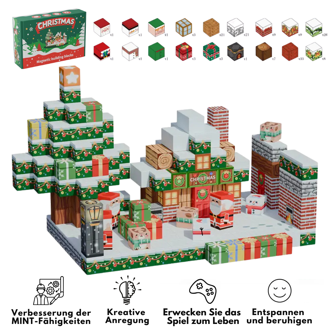 Weihnachten - Build-A-World-Magnete