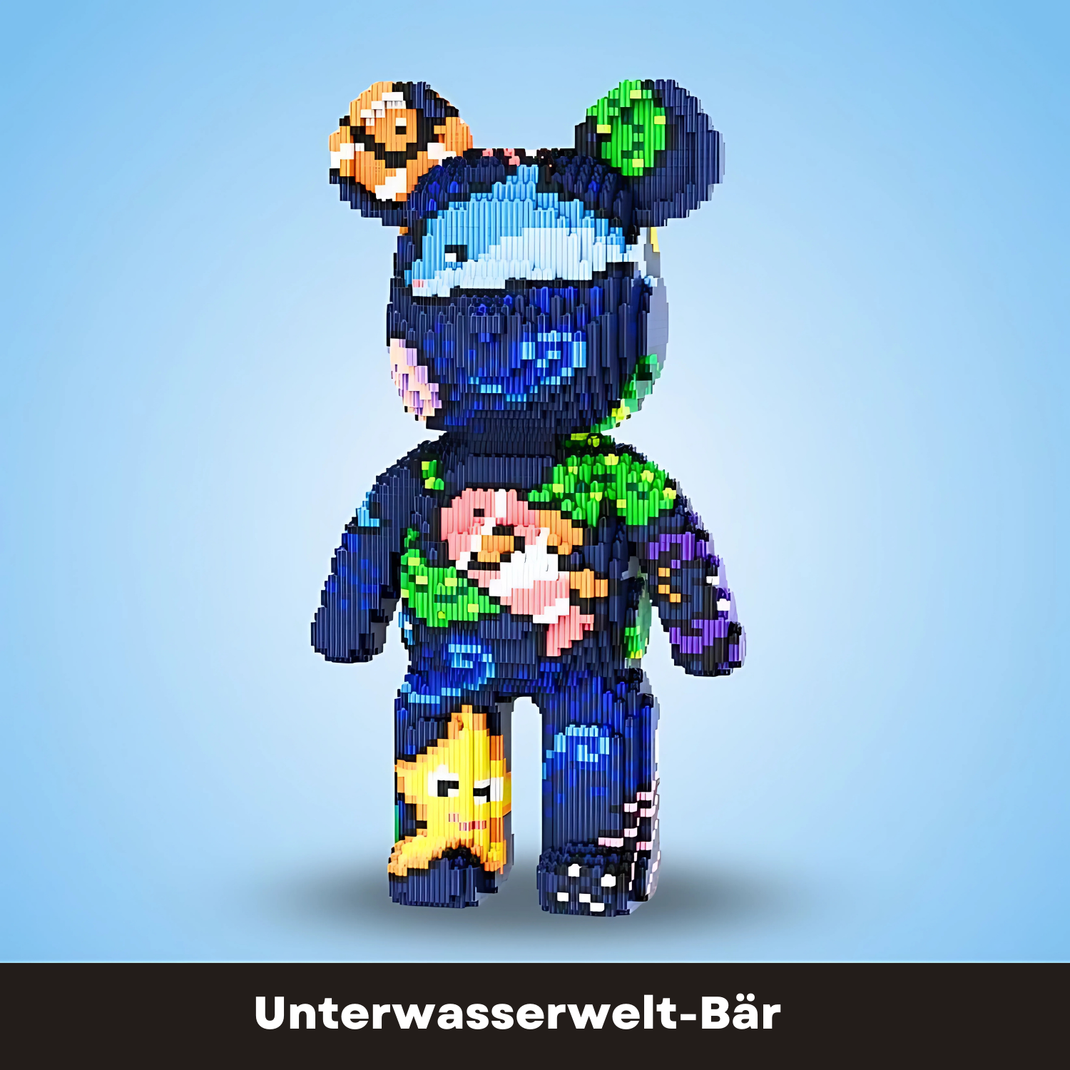 Pixelblocks™ - Riesiger Baustein-Bär