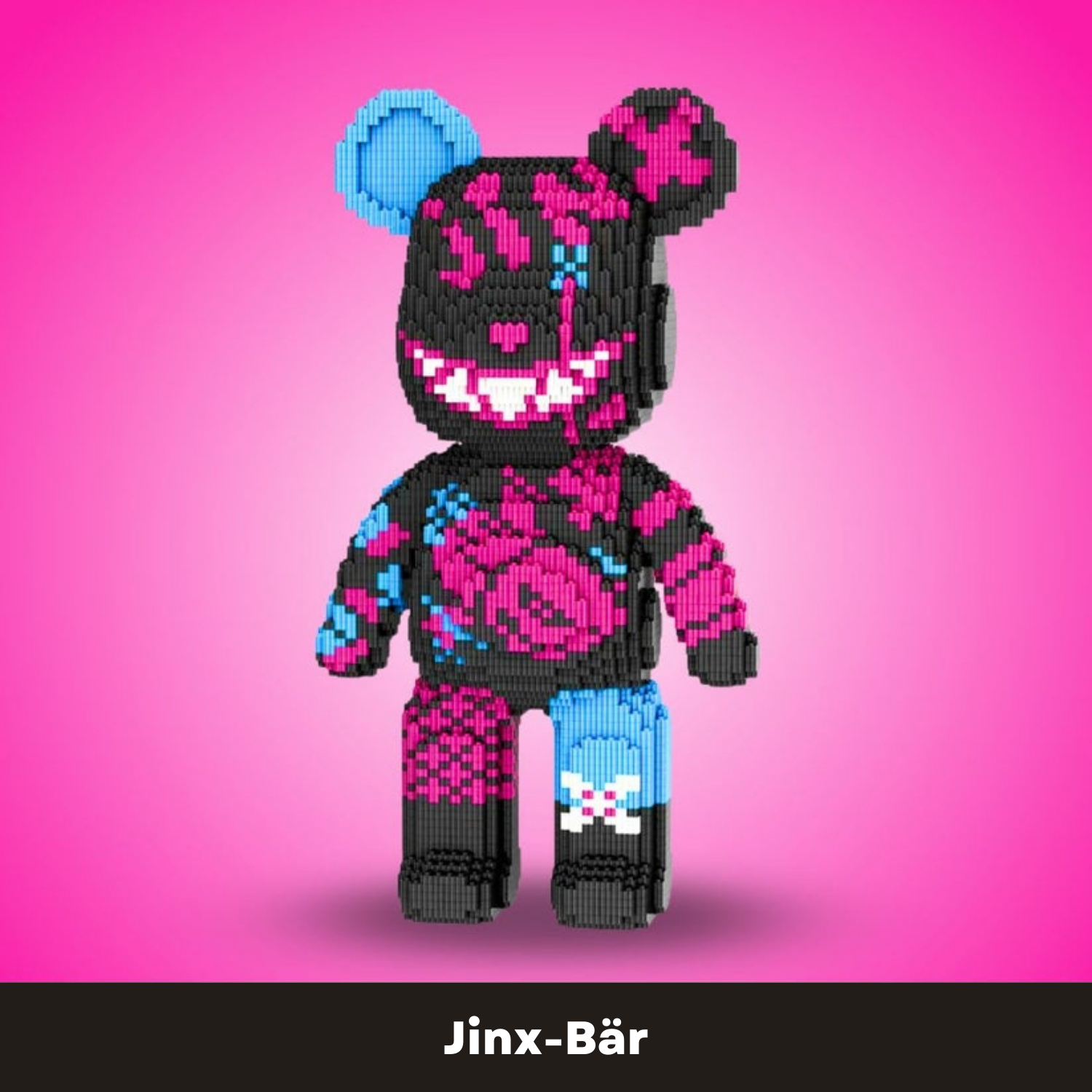 Pixelblocks™ - Riesiger Baustein-Bär